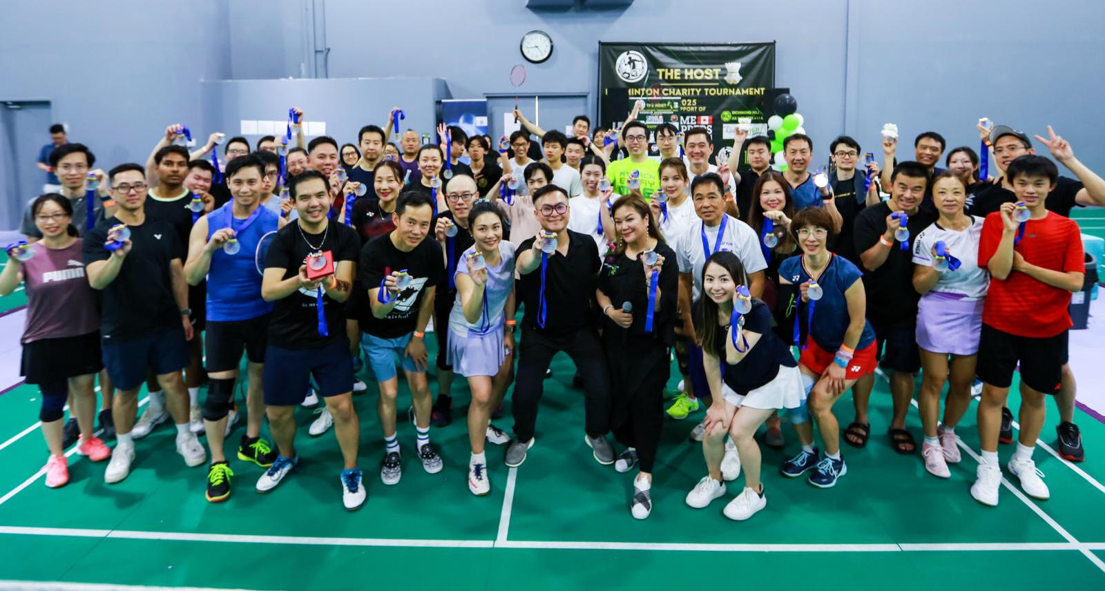 The Host Charity Badminton Tournament 2025 was a great success